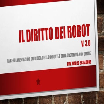 Il diritto dei robot v. 3.0