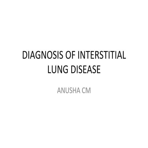 Ild diagnosis 