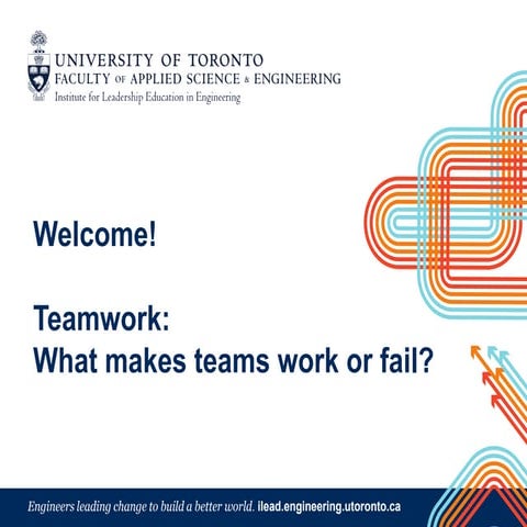 ILead:Graduate Teamwork: What makes teams work or fail?