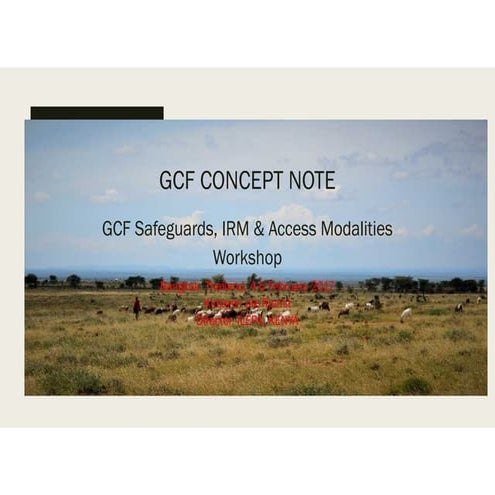 GCF Concept Note - Training-Workshop to Develop Concept Notes of Indigenous P...