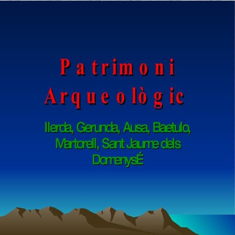 Ilerda, Gerunda, Baetulo, Ausa, termes | PPT