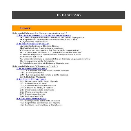 Il fascismo in Italia
