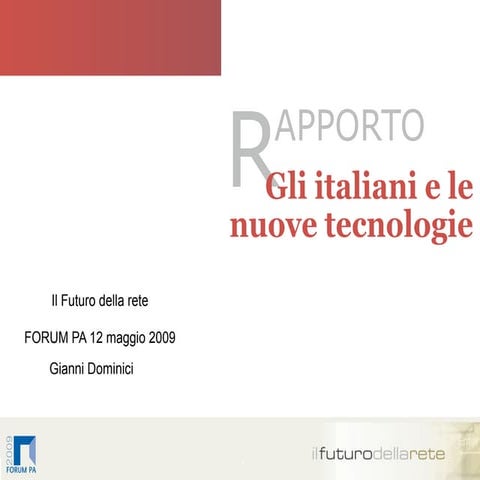 Il Futuro Della Rete