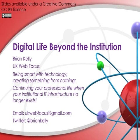 Digital Life Beyond The Institution