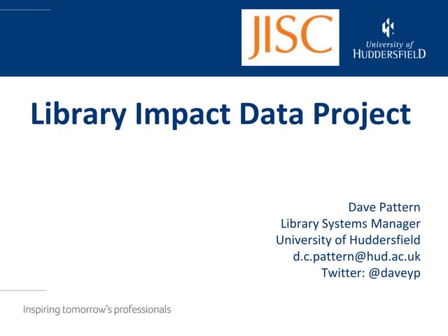 Library Impact Data Project