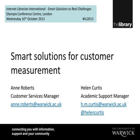 Smart Solutions to Customer Measurement