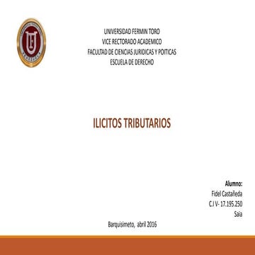 Ilicito tributario