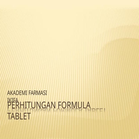 Laporan Praktikum Pembuatan Tablet Parasetamol | PDF