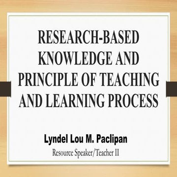 Transformative Teaching: Applying Research-based Knowledge and ...