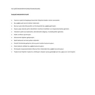 Ilkçağ uygarlıkları