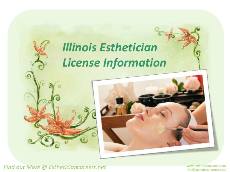 Illinois esthetician license information