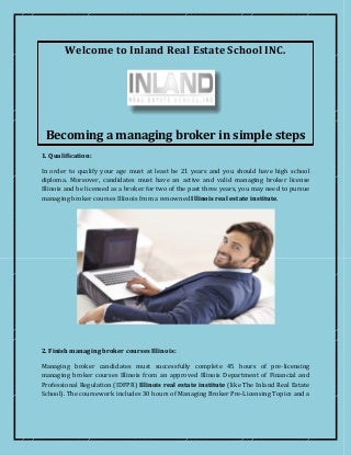 Illinois real estate institute at inlandreschool.com