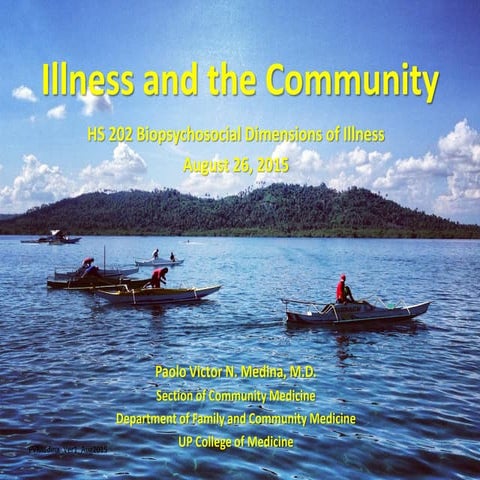 Illness and the Community