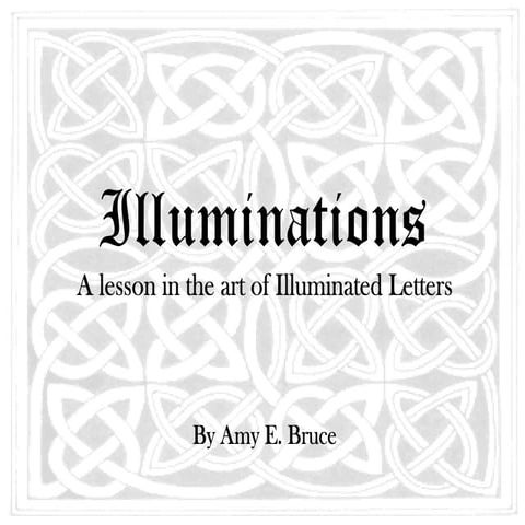 Illuminating letters powerpoint 