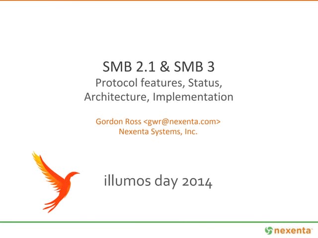 illumos day 2014 SMB2
