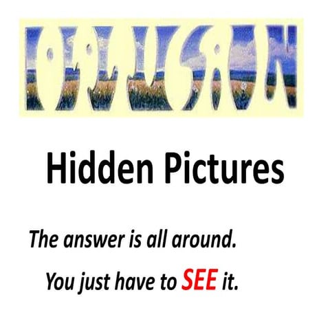Illusions2 Hidden Pictures