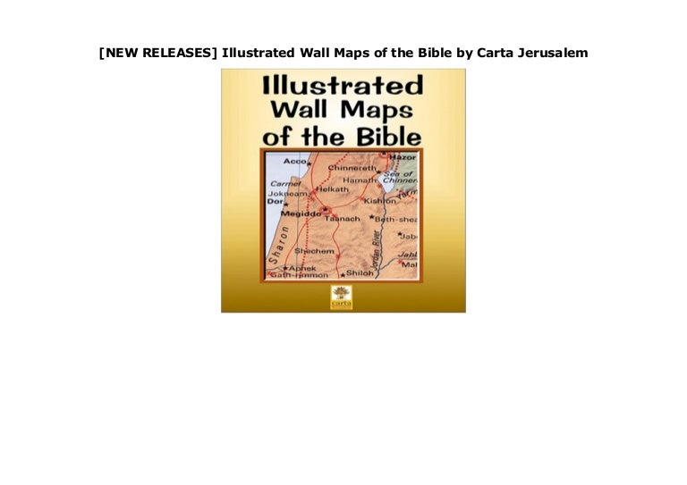 [NEW RELEASES] Illustrated Wall Maps of the Bible by Carta Jerusalem