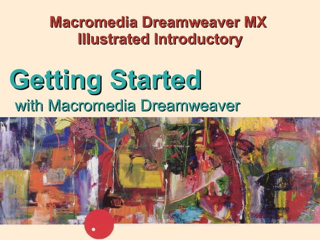 Illustrated introductory DreamWeaver