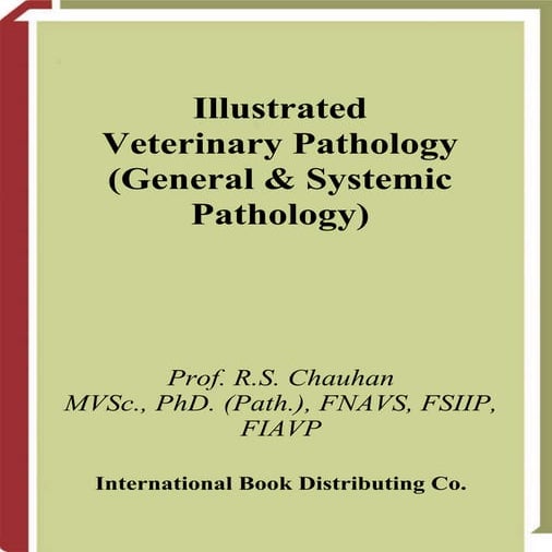Illustrated veterinary pathology (General & systemic pathology) PDF