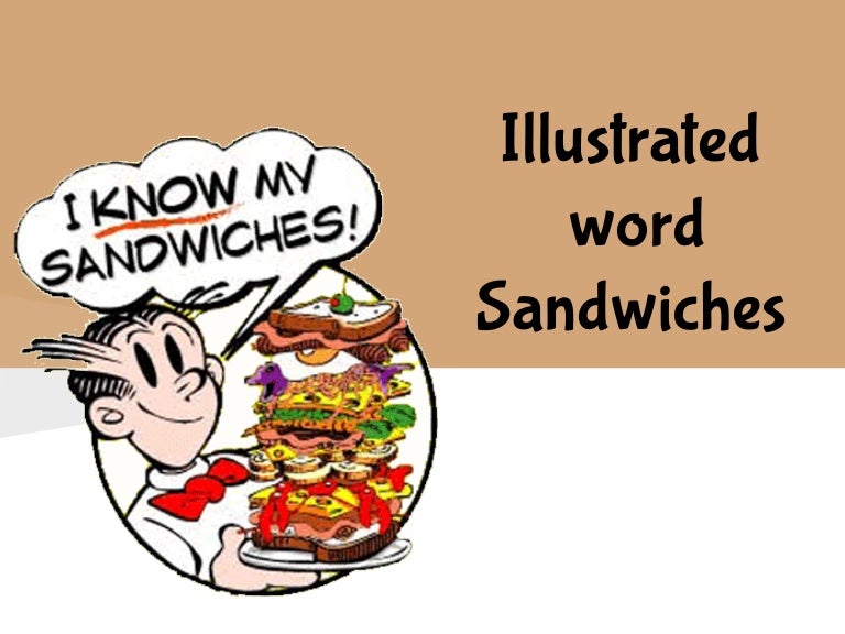Illustrated Word Sandwiches