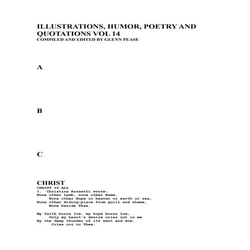 Illustrations, humor, poetry and quotations vol 14