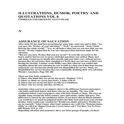 Illustrations, humor, poetry and quotations vol 8