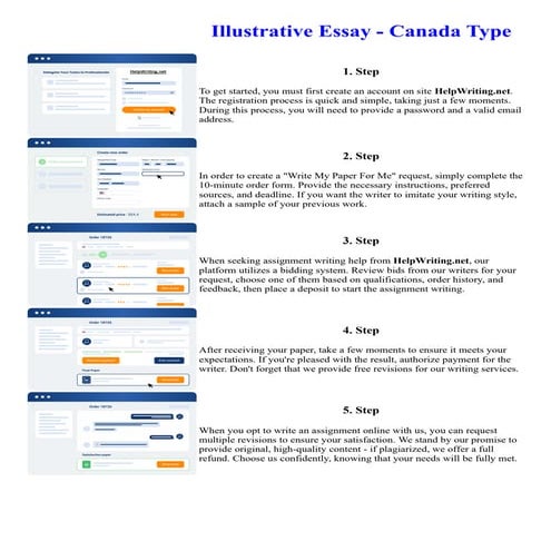 Illustrative Essay - Canada Type