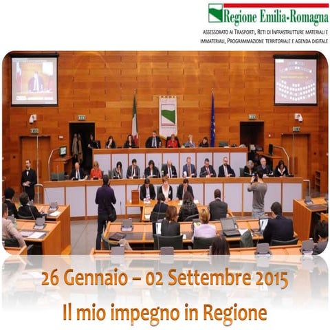 Il mio impegno in regione - 2 Settembre 2015