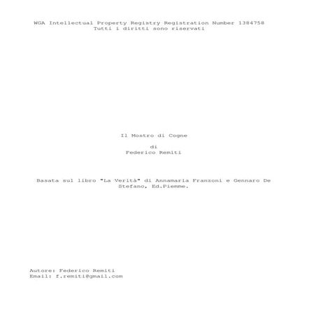 Il Mostro Di Cogne