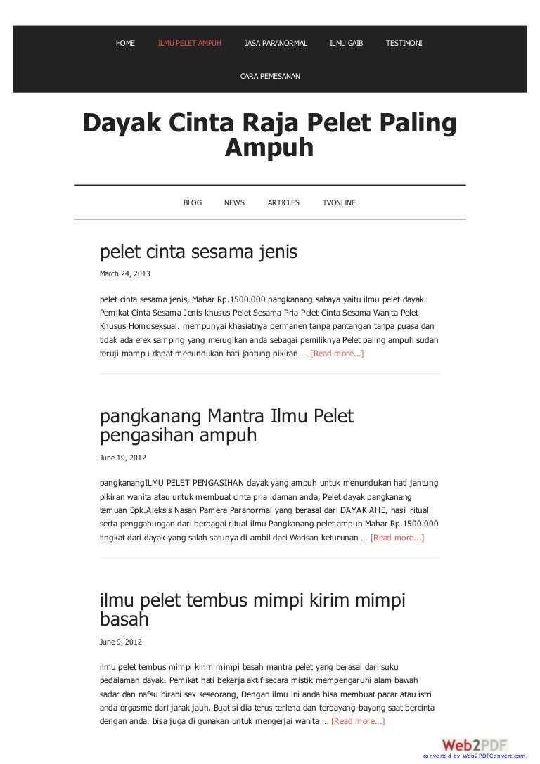 Ilmu Pelet Gratis Dayakcinta Com 2014