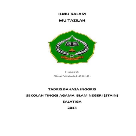 Makalah Ilmu Kalam