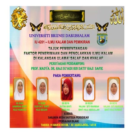 Ilmu Kalam &amp; Pemikiran Islam