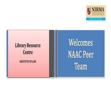 ILNU Library Presentation for NAAC 2015 