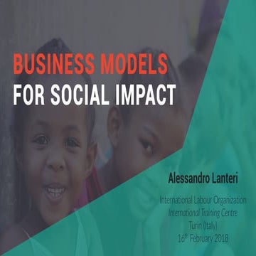 Ilo 2018 business models for social impact  (low res)