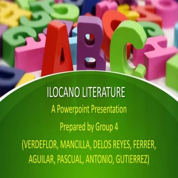 Ilocano Literature