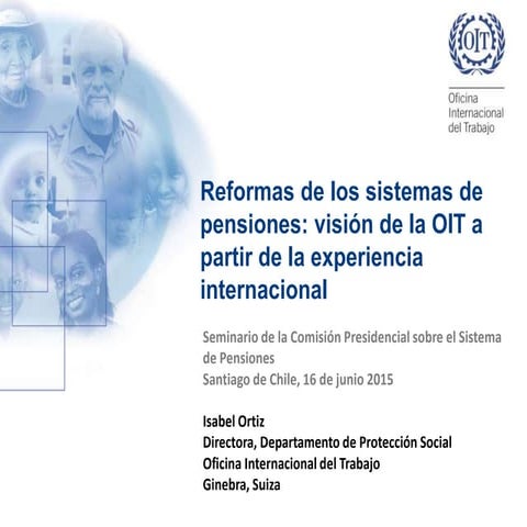 Ilo reforma pensiones isabel ortiz 16 jun
