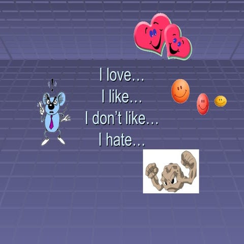 I love like-hate... | PPT