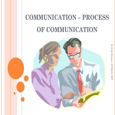 Communication process and barriers