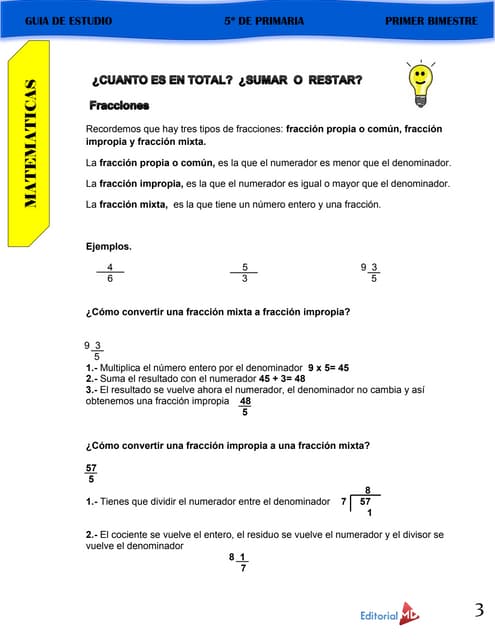 Guia De Estudio De 5 Grado De Primaria Guia De Estudio De 5 Grado De Primaria
