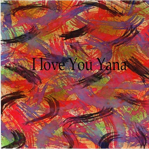 I love you album cover number 3 landscape