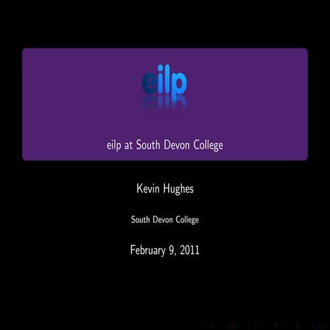 eilp at South Devon College