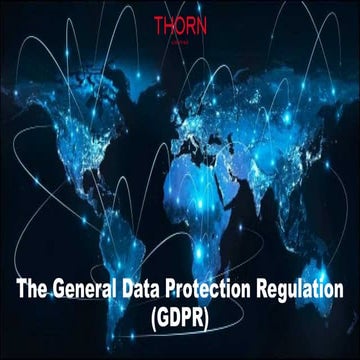 ILP Durham webinar: GDPR in the Lighting Industry