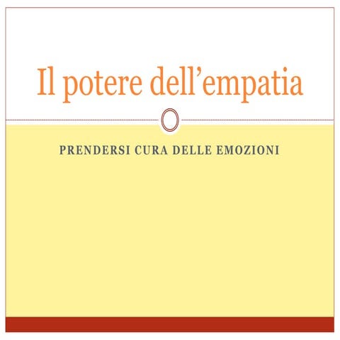 Il potere dell’empatia