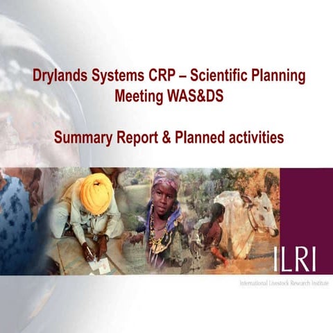 Day 1_Session3_TRIPS_WASDS_ILRI   summary report and planned activities