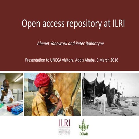 Open access repository at ILRI