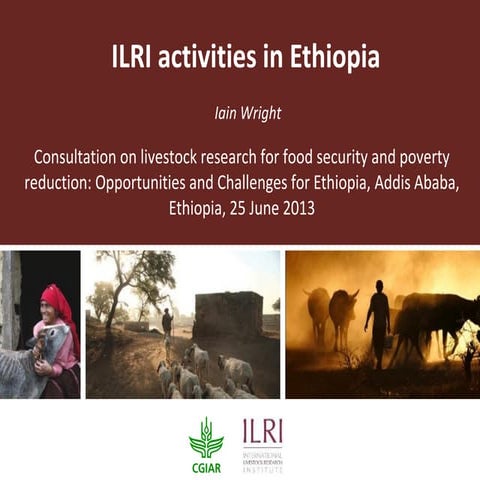 ILRI activities in Ethiopia