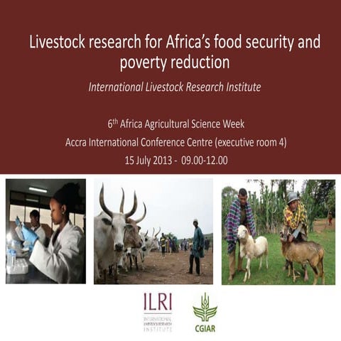 AASW: Livestock research for Africa’s food security and poverty reduction