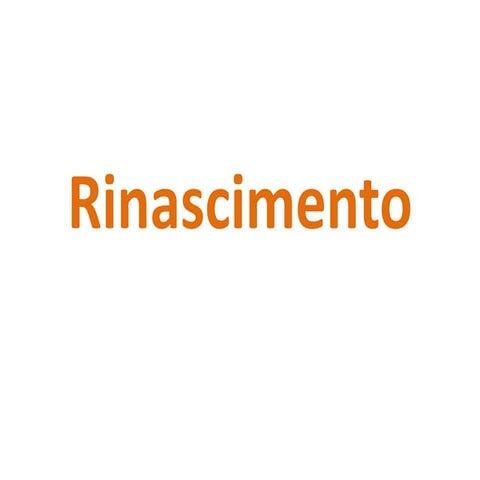 Il Rinascimento per Elena
