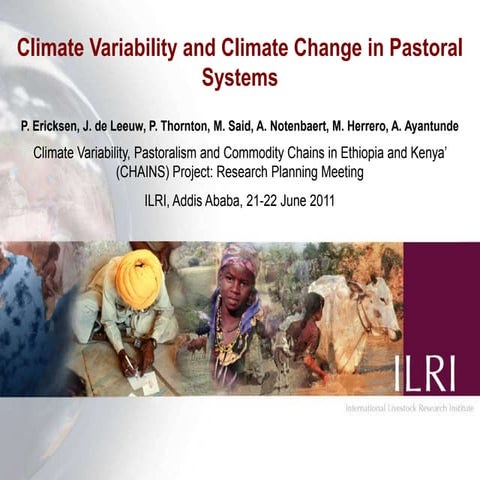 Impact of Climate Change and Variability | PPT