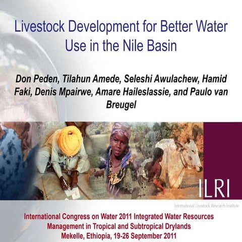Livestock development for better water use in the Nile Basin